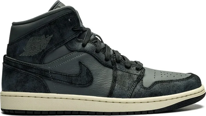 Air Jordan 1 Mid "Distressed Smoke Grey" sneakers