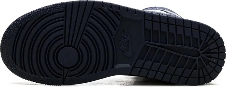 Air Jordan 1 Mid "Football Grey/White/Midnight Navy" sneakers - Image 4