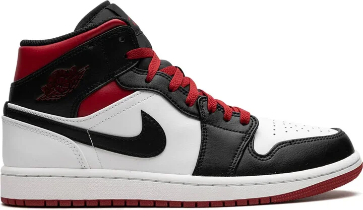 Air Jordan 1 Mid "Gym Red/Black Toe" sneakers