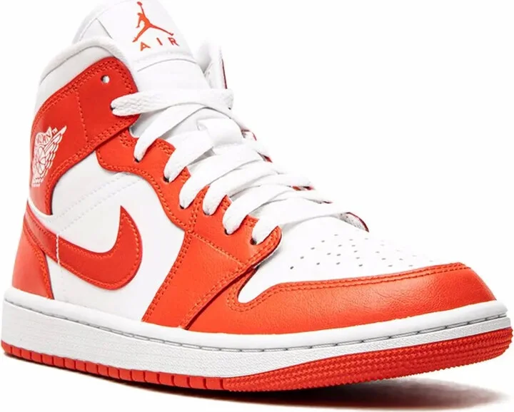 Air Jordan 1 Mid "Habanero Red" sneakers - Image 2