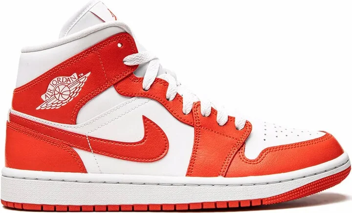Air Jordan 1 Mid "Habanero Red" sneakers