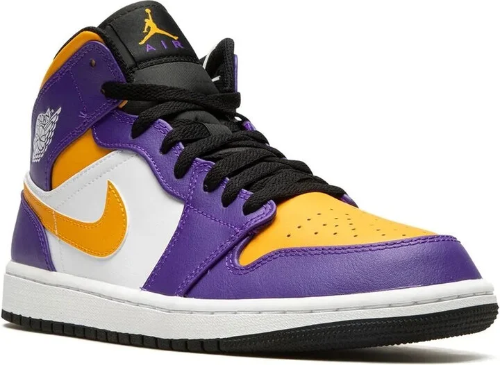 Air Jordan 1 Mid "Lakers" sneakers - Image 2