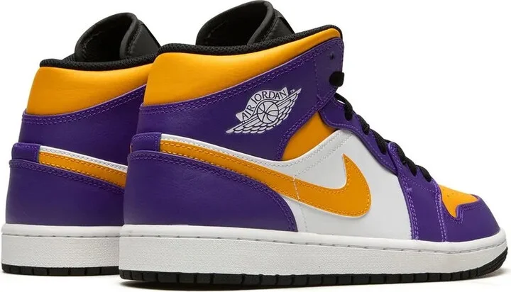 Air Jordan 1 Mid "Lakers" sneakers - Image 3