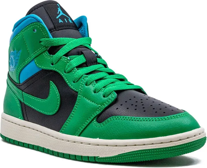 Air Jordan 1 Mid "Lucky Green Aquatone" sneakers - Image 2