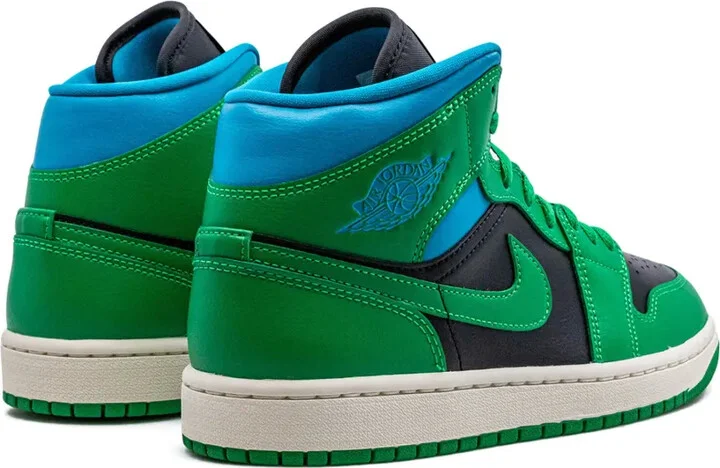 Air Jordan 1 Mid "Lucky Green Aquatone" sneakers - Image 3