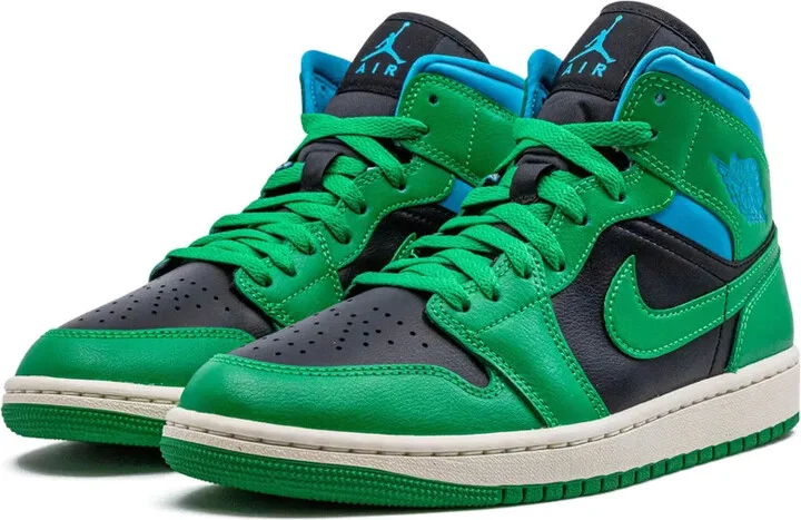 Air Jordan 1 Mid "Lucky Green Aquatone" sneakers - Image 5