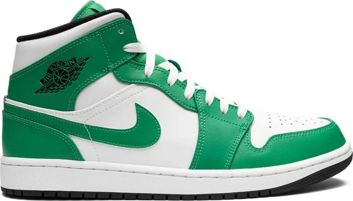 Air Jordan 1 Mid "Lucky Green" sneakers