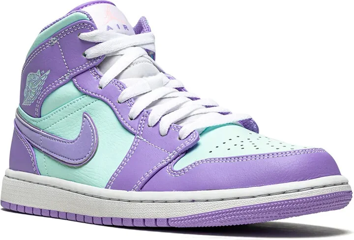 Air Jordan 1 Mid "Purple Pulse/Glacier Blue" sneakers - Image 2