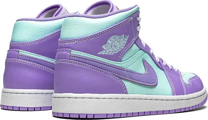 Air Jordan 1 Mid "Purple Pulse/Glacier Blue" sneakers - Image 3