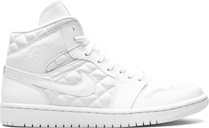 Air Jordan 1 Mid "Quilted White" sneakers