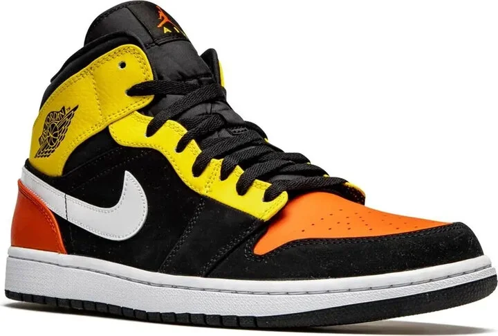 Air Jordan 1 Mid SE "Amarillo Orange" sneakers - Image 2