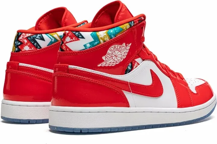Air Jordan 1 Mid SE "Barcelona Sweater" sneakers - Image 3