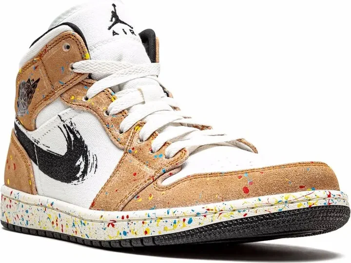 Air Jordan 1 Mid SE "Brushstroke" sneakers - Image 2