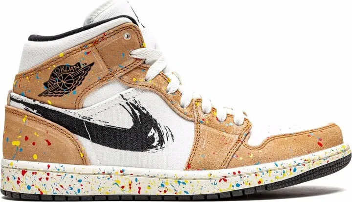 Air Jordan 1 Mid SE "Brushstroke" sneakers