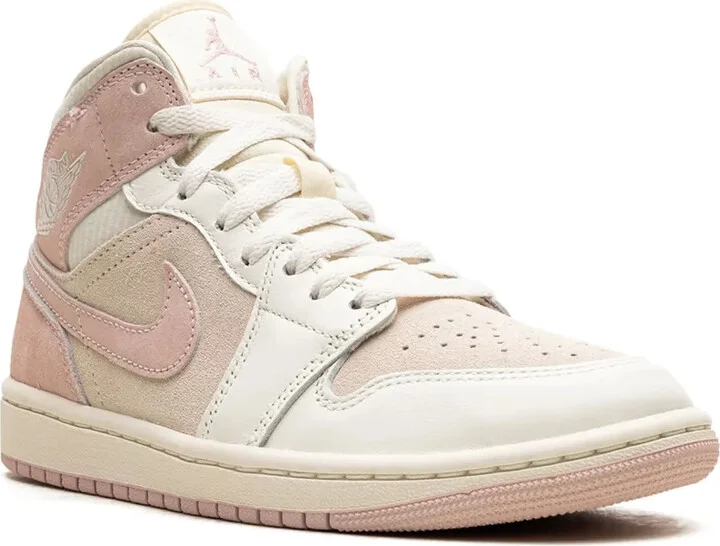 Air Jordan 1 Mid SE "Coconut Milk/Legend Pink" sneakers - Image 2