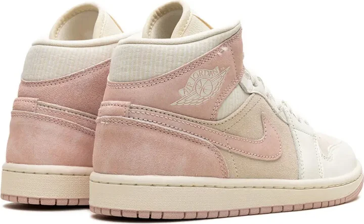 Air Jordan 1 Mid SE "Coconut Milk/Legend Pink" sneakers - Image 3