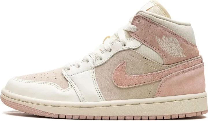 Air Jordan 1 Mid SE "Coconut Milk/Legend Pink" sneakers - Image 5