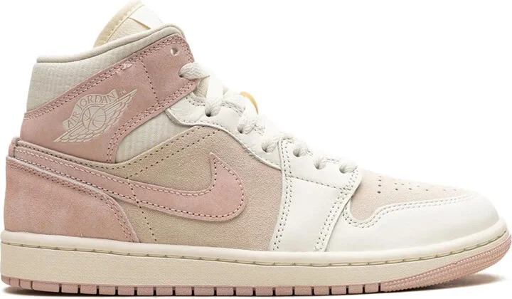 Air Jordan 1 Mid SE "Coconut Milk/Legend Pink" sneakers