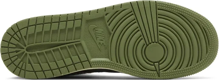 Air Jordan 1 Mid SE "Craft Anthracite/Light Olive" sneakers - Image 4