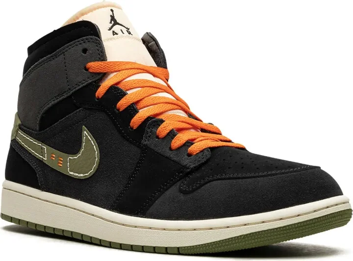 Air Jordan 1 Mid SE Craft "Anthracite/Light Olive" sneakers - Image 2