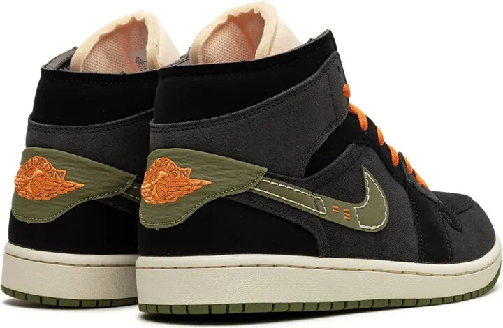 Air Jordan 1 Mid SE Craft "Anthracite/Light Olive" sneakers - Image 3