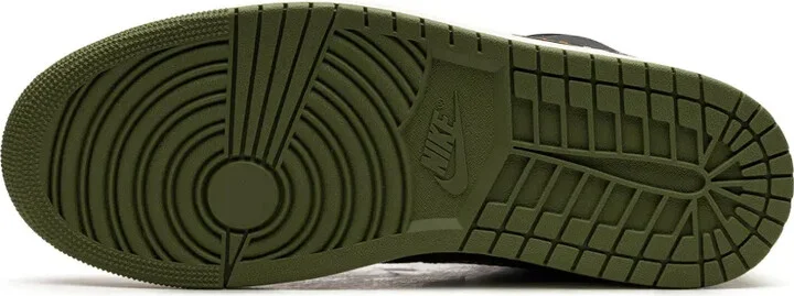 Air Jordan 1 Mid SE Craft "Anthracite/Light Olive" sneakers - Image 4