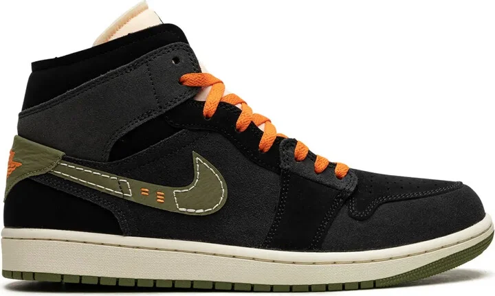 Air Jordan 1 Mid SE Craft "Anthracite/Light Olive" sneakers
