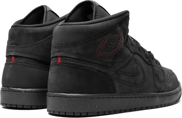 Air Jordan 1 Mid SE Craft "Dark Smoke Red" sneakers - Image 3