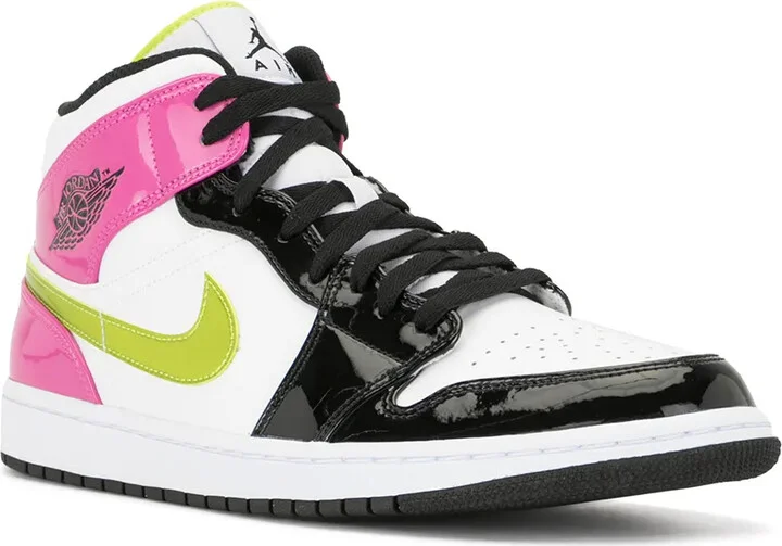 Air Jordan 1 Mid SE "Cyber / Active Fuchsia" sneakers - Image 2