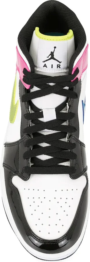 Air Jordan 1 Mid SE "Cyber / Active Fuchsia" sneakers - Image 4