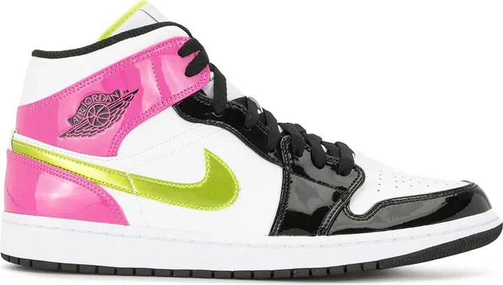 Air Jordan 1 Mid SE "Cyber / Active Fuchsia" sneakers