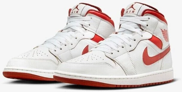 Air Jordan 1 Mid SE FJ3458-160 Sneakers Men's White Lifestyle Shoes TF5749 (White,11.5)