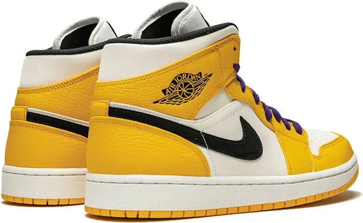 Air Jordan 1 Mid SE "Lakers" sneakers - Image 3