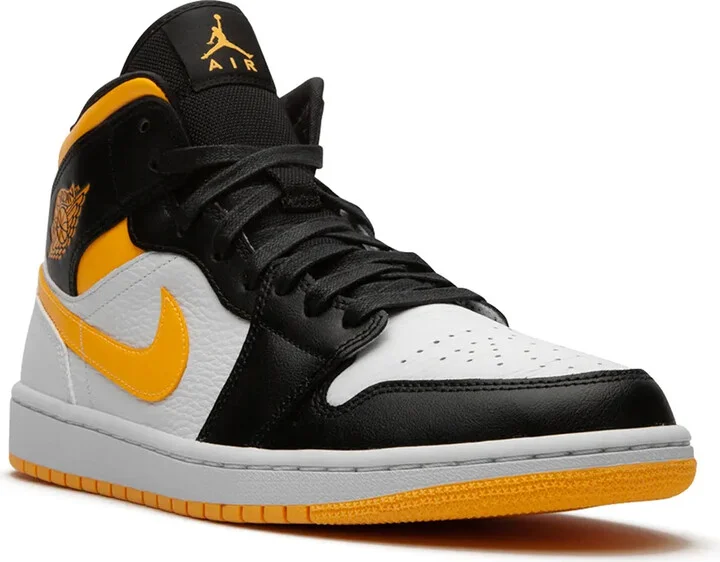 Air Jordan 1 Mid SE "Laser Orange/Black" sneakers - Image 2