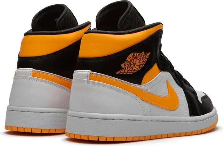 Air Jordan 1 Mid SE "Laser Orange/Black" sneakers - Image 3