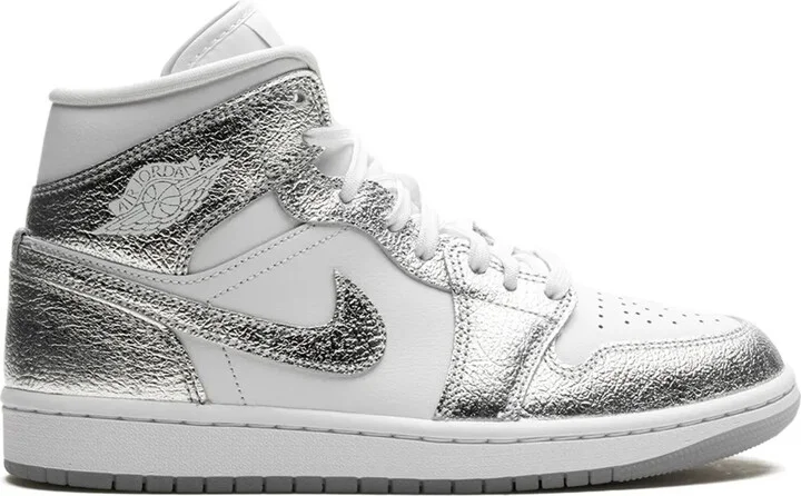 Air Jordan 1 Mid SE "Metallic Silver" sneakers