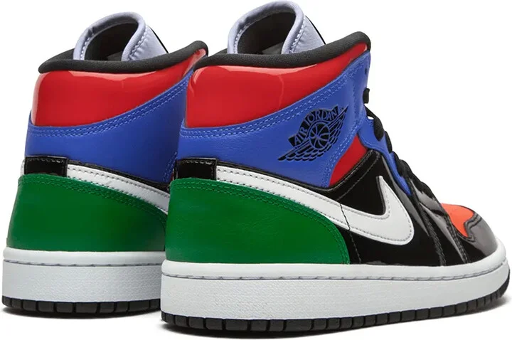 Air Jordan 1 Mid SE "Multicolor Patent" sneakers - Image 3