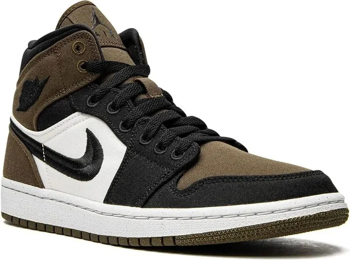 Air Jordan 1 Mid SE "Olive Toe" sneakers - Image 2