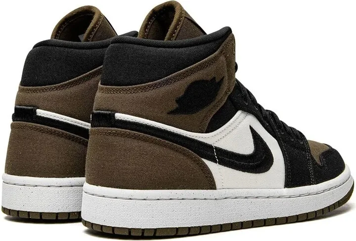 Air Jordan 1 Mid SE "Olive Toe" sneakers - Image 3