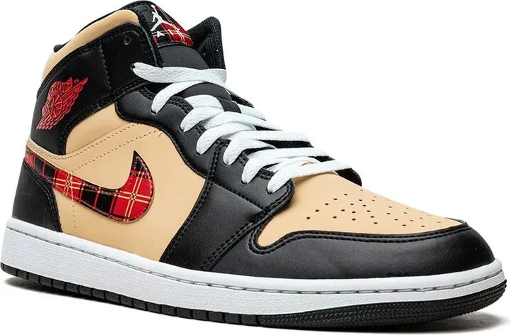 Air Jordan 1 Mid SE "Tartan Swoosh" sneakers - Image 2