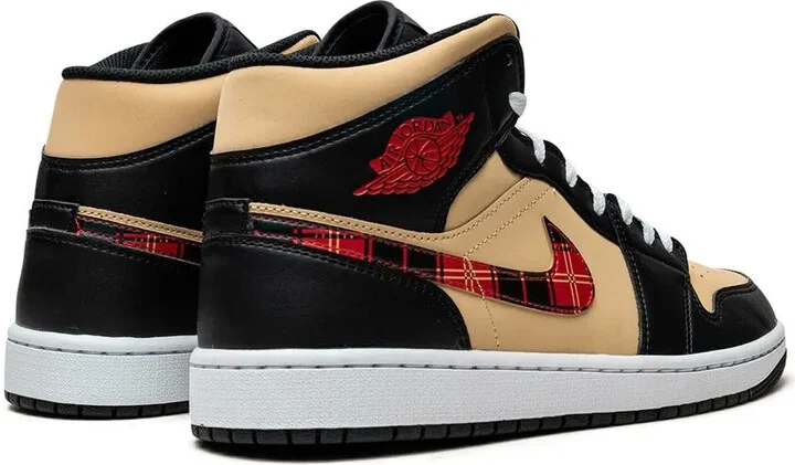 Air Jordan 1 Mid SE "Tartan Swoosh" sneakers - Image 3