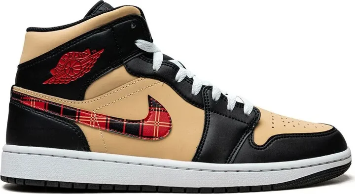 Air Jordan 1 Mid SE "Tartan Swoosh" sneakers