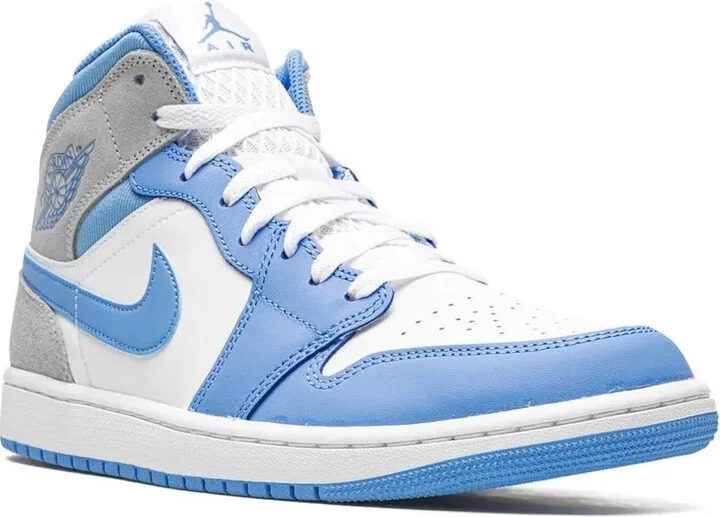 Air Jordan 1 Mid SE "University Blue / Grey" sneakers - Image 2