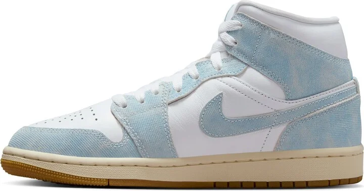 Air Jordan 1 Mid SE Velvet Basketball Sneaker - Image 2