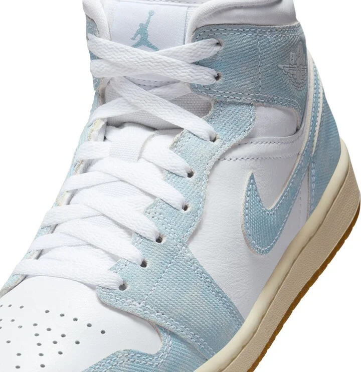 Air Jordan 1 Mid SE Velvet Basketball Sneaker - Image 8