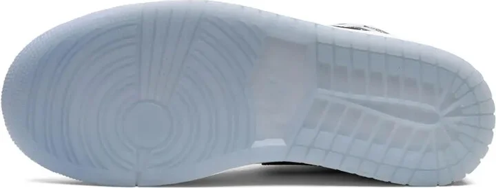 Air Jordan 1 Mid SE "White/Ice Blue-Black" sneakers - Image 4