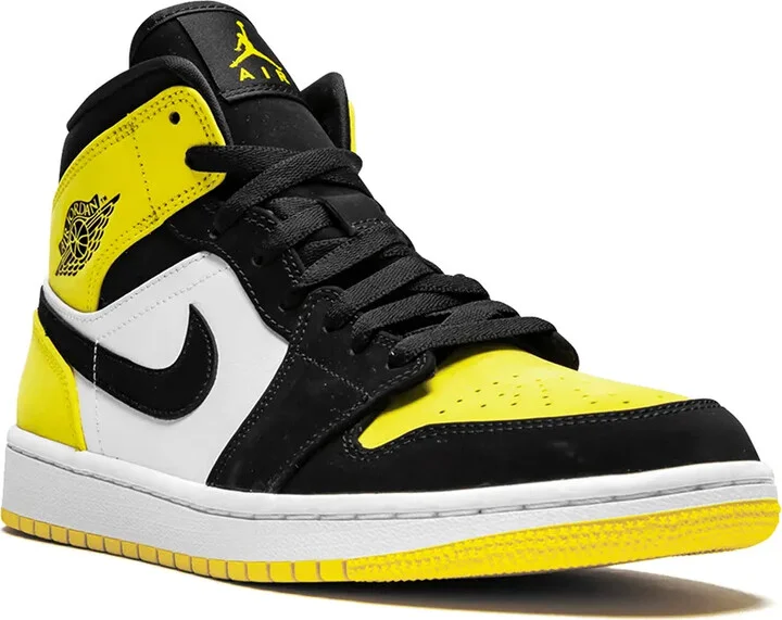 Air Jordan 1 Mid SE "Yellow Toe" sneakers - Image 2