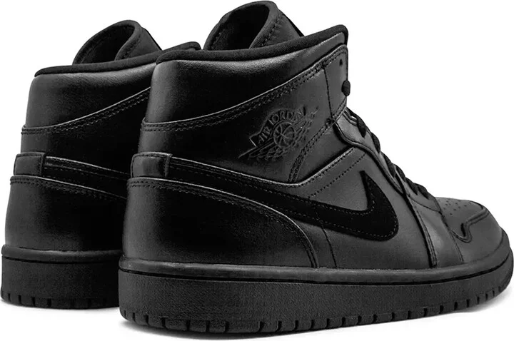Air Jordan 1 Mid "Triple Black" sneakers - Image 3