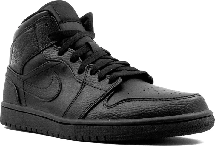 Air Jordan 1 Mid "Triple Black" sneakers - Image 2