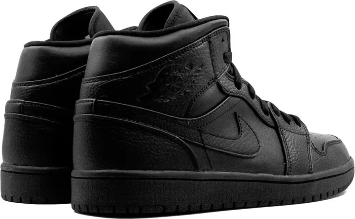 Air Jordan 1 Mid "Triple Black" sneakers - Image 3
